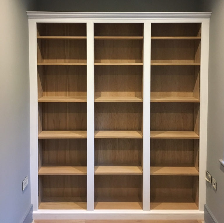 bespoke wooden shelving david matthews carpentry and joinery basingstoke