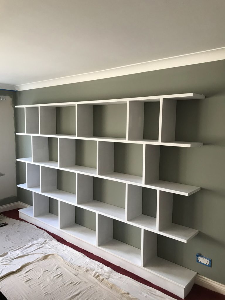 Bespoke shelving david matthews carpentry and joinery basingstoke